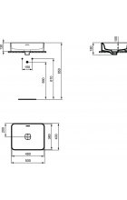 Раковина Ideal Standard Strada 50x40 T296501