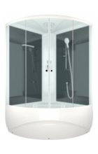 Душевой бокс DOMANI-Spa Vitality high, чер. стен./мат. стекло Душевой бокс DOMANI-Spa Vitality high, чер. стен./мат. стекло