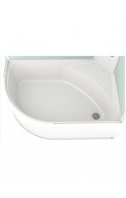 Душевая кабина DOMANI-Spa Delight 128 R high, бел. ст/тон. ст