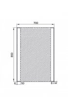 Зеркало Aquanet Форли 7085 LED