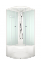 Душевая кабина DOMANI-Spa Delight 110 high, бел. стен./проз. ст.
