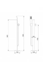 Смеситель для ванны с душем Aquanet JA-5002