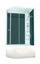 Душевая кабина DOMANI-Spa Delight 128R high,с г/м, чер.ст/мат.ст