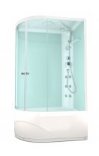 Душевая кабина DOMANI-Spa Delight 128R high,с г/м, бел.ст/мат.ст