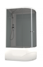 Душевая кабина DOMANI-Spa Delight 128 L high, бел. стен/тон. ст. Душевая кабина DOMANI-Spa Delight 128 L high, бел. стен/тон. ст.