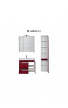 Мебель для ванной Aquanet Тиволи 80 бордо, черный