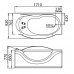 Гидромассажная ванна Gemy G9072 O R