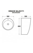 Раковина NILO Venice Nilo2171