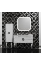 Мебель для ванной Smile Ибица 90 белый/хром