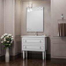 Мебель для ванной Smile Порто 80 белый/хром