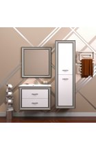 Пенал Opadiris Карат 50 белый серебро
