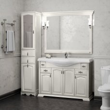 Мебель для ванной Opadiris Риспекто 120 Белый (9003) хром