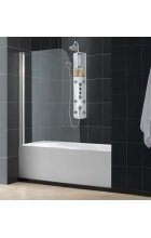 Шторка на ванну Domustar EF-06-S 85х150