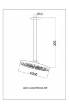 Верхний душ GPD ADS11