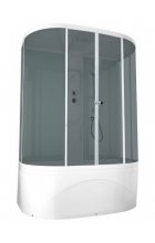 Душевая кабина DOMANI-Spa Neat high, бел. стен./тон. стекл. Душевая кабина DOMANI-Spa Neat high, бел. стен./тон. стекл.