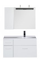 Мебель Aquanet Данте 90 L/R белый (1 навесной шкафчик)