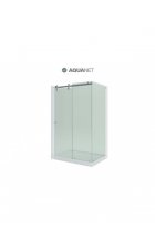Душевой уголок Aquanet Gamma 120x80-12 L, прозрачное стекло