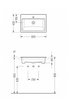 Раковина Serel 3042