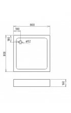 Душевой поддон Gemy ST15A