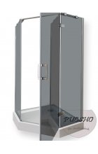 Душевой уголок Pucsho Trapez GREY (331) (100)