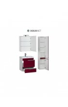 Мебель для ванной Aquanet Тиволи 60 бордо, черный