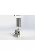Мебель для ванной Aquanet Рондо 60 белый антик (2 ящика)