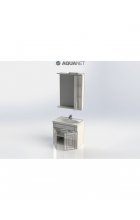 Мебель для ванной Aquanet Рондо 70 белый (2 дверцы)