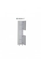 Шкаф-пенал Aquanet Доминика 35 черный R/L