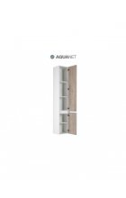 Шкаф-пенал Aquanet Клио 35 дуб кантри/белый