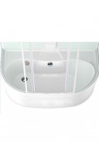 Душевая кабина DOMANI-Spa Neat high, бел. стен./тон. стекл.