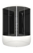 Душевой бокс DOMANI-Spa Vitality high, с г/м, чер. стен/тон. ст Душевой бокс DOMANI-Spa Vitality high, с г/м, чер. стен/тон. ст