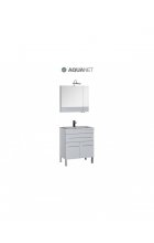 Комплект мебели Aquanet Верона 75 белый (1 ящик 2 дверцы) Комплект мебели Aquanet Верона 75 белый (1 ящик 2 дверцы)