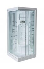 Душевая кабина Aquanet FIJI Cube c паром, стекло прозрачное