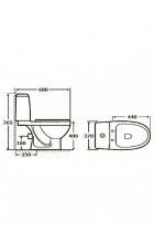 Унитаз-компакт Style 1215C white