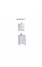 Комплект мебели Aquanet Верона 58 белый (1 ящик 2 дверцы) Комплект мебели Aquanet Верона 58 белый (1 ящик 2 дверцы)
