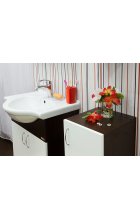 Мебель для ванной Sanflor Мокко 60 венге/белый