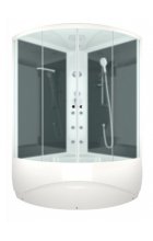 Душевой бокс DOMANI-Spa Vitality high, с г/м, чер. стен/мат. ст. Душевой бокс DOMANI-Spa Vitality high, с г/м, чер. стен/мат. ст.