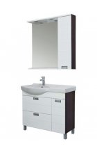 Мебель для ванной Aquanet Сити 90 венге L Мебель для ванной Aquanet Сити 90 венге L