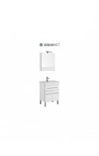 Мебель для ванной Aquanet Сиена 60 белая,1 ящик, 2 дверцы