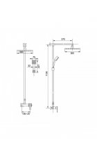 Душевая стойка Kanggu LB-LED 802