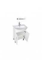 Мебель для ванной Aquanet Алькона 60 белый (2 дверцы)