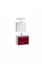 Мебель для ванной Aquanet Тиволи 80 бордо, черный