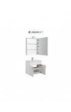 Мебель для ванной Aquanet Рондо 70 белый (2 дверцы)