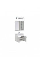 Мебель для ванной Aquanet Рондо 70 белый (2 дверцы)