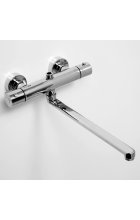 Термостатический смеситель для ванны с длинным изливом Wasserkraft Berkel 4822L Thermo 