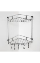 Полка металлическая двойная Wasserkraft K-1222