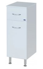 Тумба напольная-30 с 1 ящ. с б/к белая лев./прав. Н