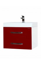 Рокко-70 тумба подвесная с 2 ящ. красная Н (ТИГОДА)