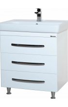 Рокко-80 тумба с 3 ящ. белая Н (ТИГОДА)