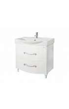 Сесилия-85 тумба с 2 ящ. белая Сесилия-85 тумба с 2 ящ. белая